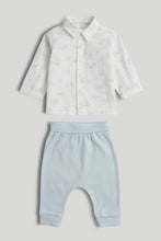 Load image into Gallery viewer, Mothercare My First Shirt and Joggers Outfit