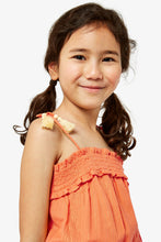 Load image into Gallery viewer, Mothercare Orange Tassel Playsuit