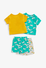 Load image into Gallery viewer, Mothercare Tigers Shortie Pyjamas - 2 Pack