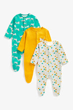 Load image into Gallery viewer, Mothercare Tigers Sleepsuits - 3 Pack