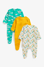 Load image into Gallery viewer, Mothercare Tigers Sleepsuits - 3 Pack