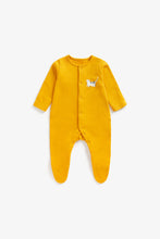 Load image into Gallery viewer, Mothercare Tigers Sleepsuits - 3 Pack