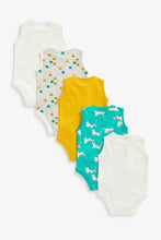 Load image into Gallery viewer, Mothercare Tigers Bodysuits - 5 Pack
