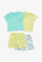 Load image into Gallery viewer, Mothercare Dino Shortie Pyjamas - 2 Pack