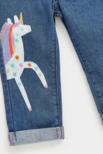 Load image into Gallery viewer, Mothercare Nature'S Artist Jeans with Embroidery