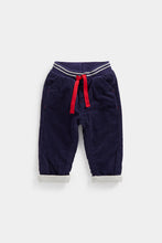 Load image into Gallery viewer, Mothercare Regular Fit Baby Boys Blue Trousers