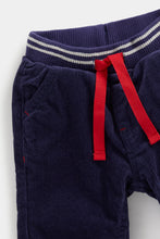 Load image into Gallery viewer, Mothercare Regular Fit Baby Boys Blue Trousers