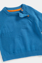 Load image into Gallery viewer, Mothercare Dino Reverse-Knit Jumper