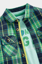 Load image into Gallery viewer, Mothercare Checked Shirt and T-Shirt Set
