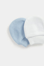 Load image into Gallery viewer, Mothercare My First Blue Hat And Mitts - 2 Pack
