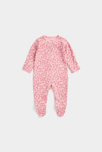 Load image into Gallery viewer, Mothercare Leopard-Print Sleepsuits - 3 Pack