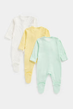 Load image into Gallery viewer, Mothercare Sleepsuits - 3 Pck
