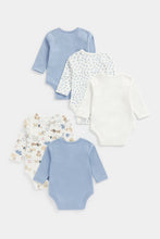 Load image into Gallery viewer, Mothercare Puppy Long Sleeved Bodysuits - 5 Pack