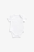 Load image into Gallery viewer, Mothercare White Short-Sleeved Bodysuits - 7 Pack
