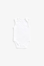 Load image into Gallery viewer, Mothercare White Sleeveless Bodysuits - 7 Pack