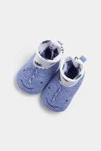 Load image into Gallery viewer, Mothercare Dino Sock-Top Baby Booties