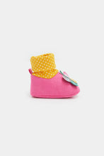 Load image into Gallery viewer, Mothercare Butterfly Sock-Top Baby Booties