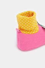 Load image into Gallery viewer, Mothercare Butterfly Sock-Top Baby Booties