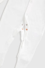 Load image into Gallery viewer, Mothercare White Sleepsuits - 3 Pack
