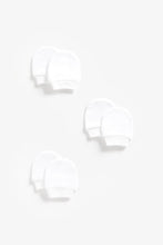 Load image into Gallery viewer, Mothercare White Baby Mitts - 3 Pack