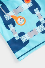 Load image into Gallery viewer, Mothercare Diver Dress-Up Sunsafe Rash Vest and Shorts Set