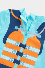 Load image into Gallery viewer, Mothercare Diver Dress-Up Sunsafe Rash Vest and Shorts Set