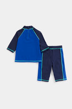 Load image into Gallery viewer, Mothercare Shark Sunsafe Rash Vest and Shorts
