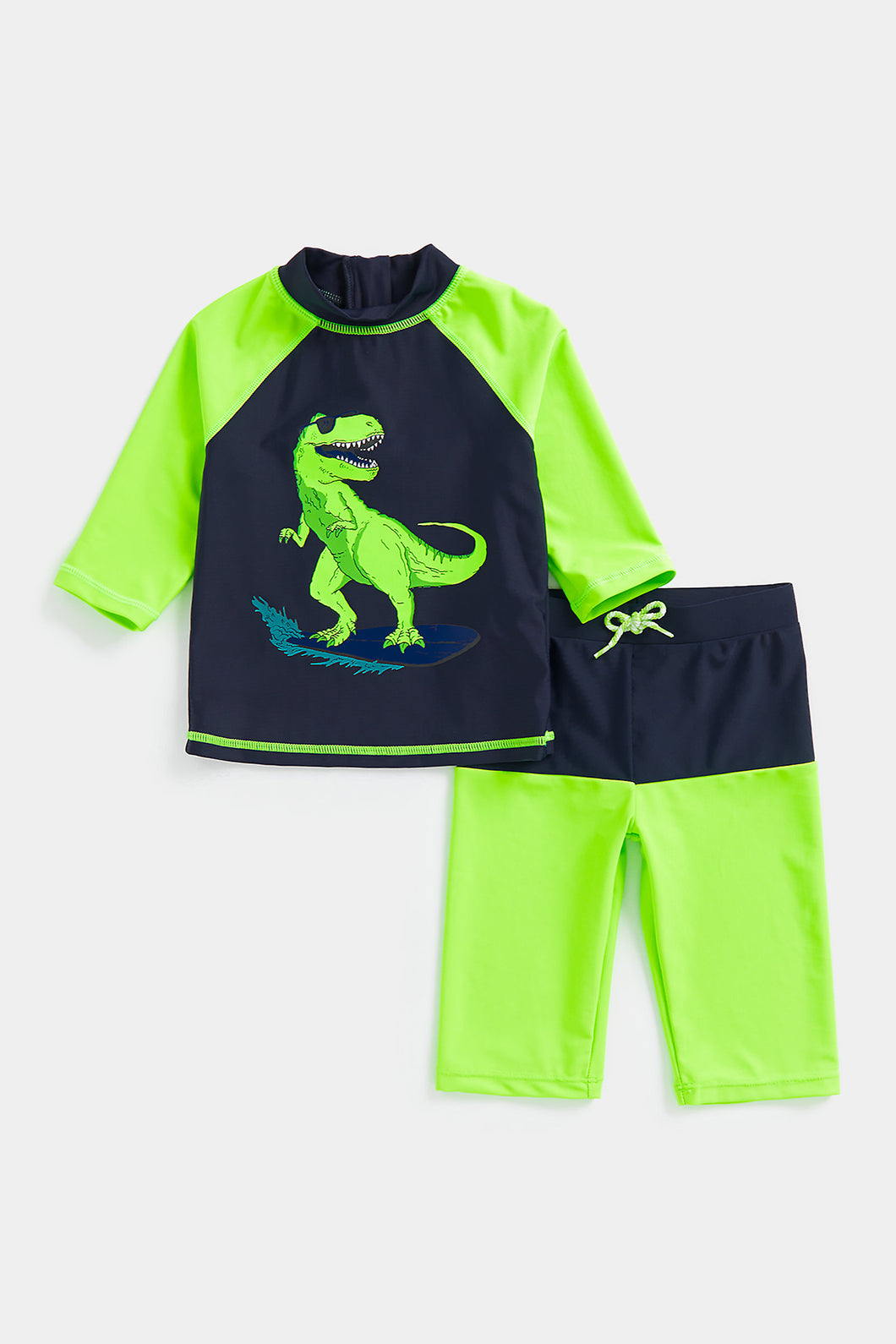 Mothercare Dino Sunsafe Rash Vest and Shorts