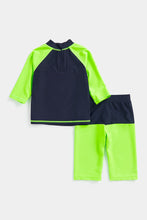 Load image into Gallery viewer, Mothercare Dino Sunsafe Rash Vest and Shorts
