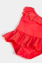 Load image into Gallery viewer, Mothercare Broderie Frill Swimsuit
