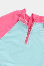 Load image into Gallery viewer, Mothercare Flamingo Sunsafe Rash Vest and Shorts Set