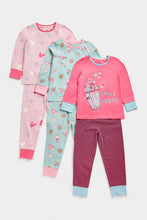 Load image into Gallery viewer, Mothercare Snack Squad Pyjamas - 3 Pack
