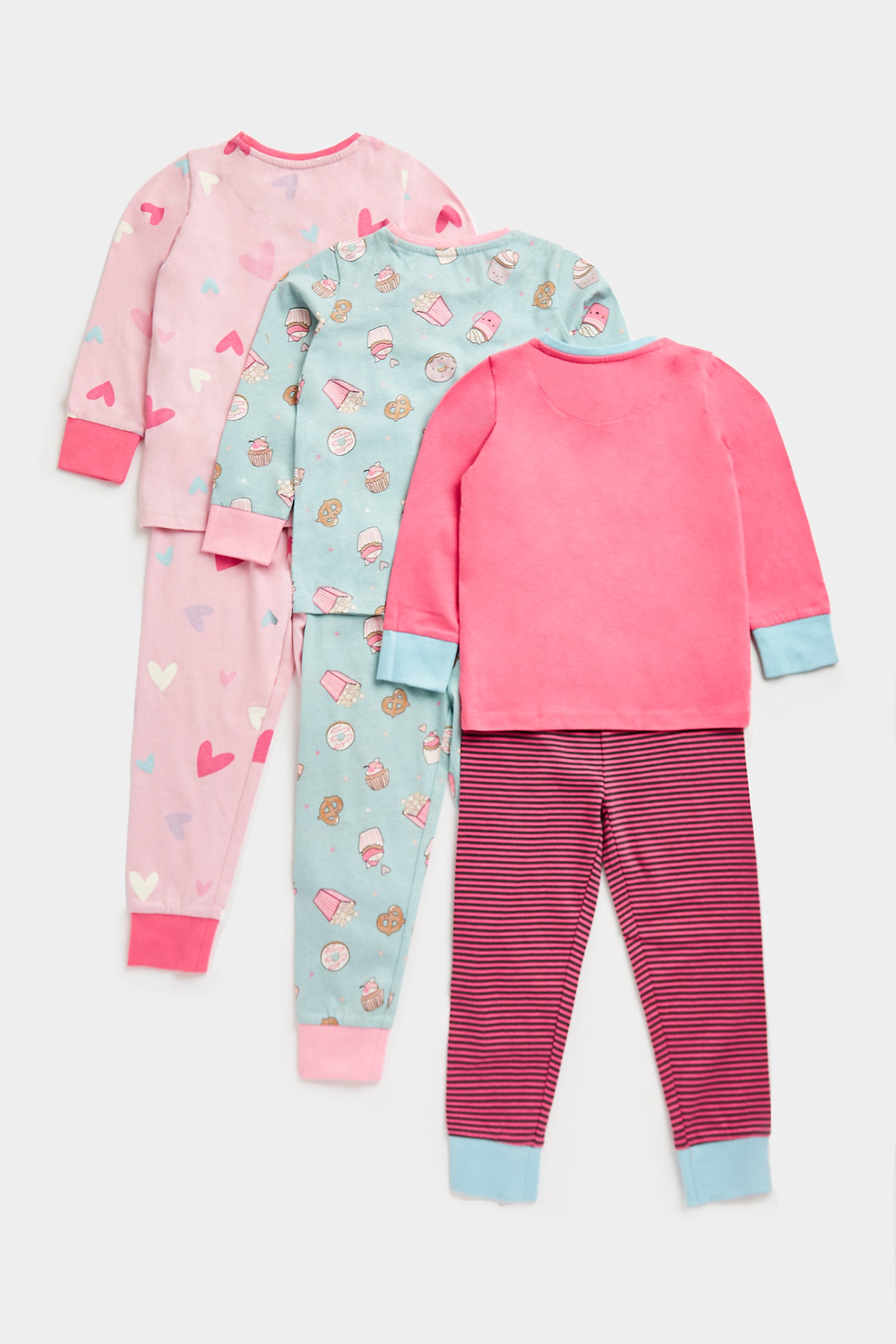 Mothercare Snack Squad Pyjamas - 3 Pack