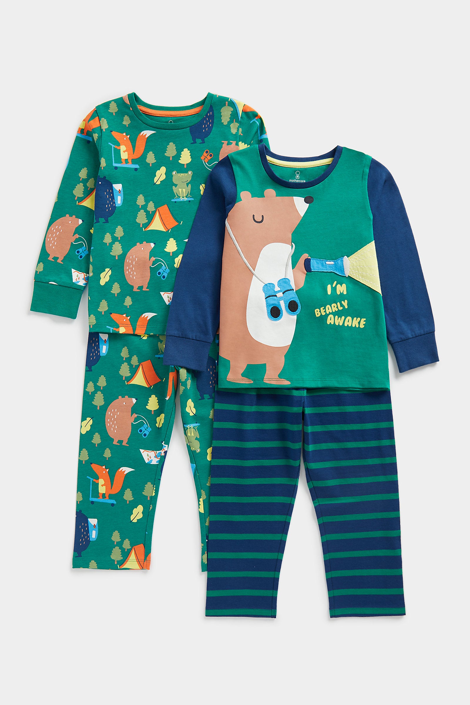 Mothercare Camping Adventure Pyjamas - 2 Pack