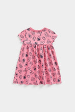 Load image into Gallery viewer, Mothercare Pink Cat Jersey Dress