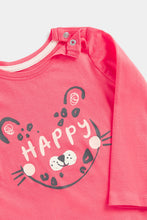 Load image into Gallery viewer, Mothercare Happy Leopard Long-Sleeved T-Shirt