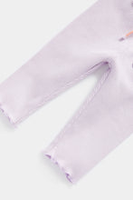 Load image into Gallery viewer, Mothercare Lilac Ribbed Leggings