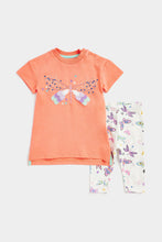 Load image into Gallery viewer, Mothercare Sweat Dress and Leggings Set