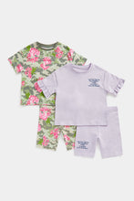 Load image into Gallery viewer, Mothercare Botanical T-Shirt and Short Sets