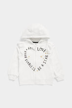 Load image into Gallery viewer, Mothercare Glitter Rock Zip-Up Hoody