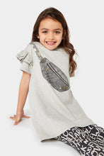 Load image into Gallery viewer, Mothercare Grey Bag Dress