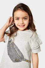 Load image into Gallery viewer, Mothercare Grey Bag Dress