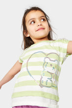 Load image into Gallery viewer, Mothercare Bear Top and Short Set