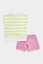 Load image into Gallery viewer, Mothercare Bear Top and Short Set