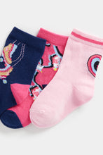 Load image into Gallery viewer, Mothercare Roller Girl Socks - 3 Pack