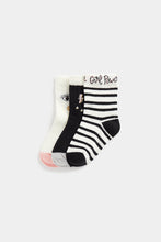 Load image into Gallery viewer, Mothercare Girl Power Socks - 3 Pack