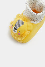 Load image into Gallery viewer, Mothercare Lion Rattle Sock-Top Booties