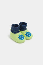 Load image into Gallery viewer, Mothercare Dino Sock-Top Baby Booties