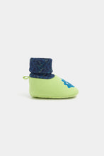Load image into Gallery viewer, Mothercare Dino Sock-Top Baby Booties