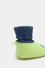 Load image into Gallery viewer, Mothercare Dino Sock-Top Baby Booties